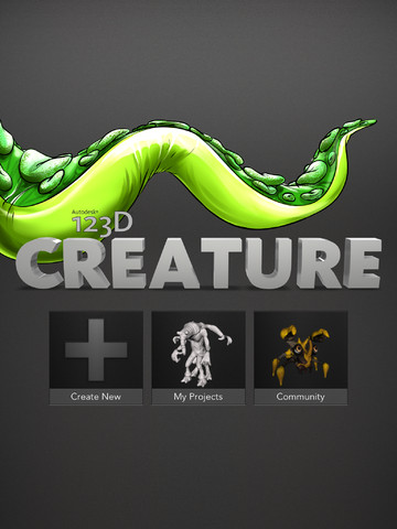 Autodeskから3Dプリンターでモンスターを出力できるアプリ『123D Creature』がリリース
