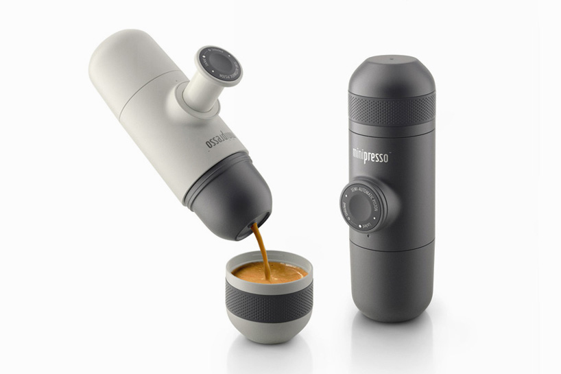 人力コーヒー登場！エスプレッソを手動で抽出できるボトル『minipresso』