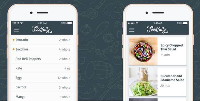 冷蔵庫の食材から消費期限を考慮してレシピを提案してくれるアプリ「Foodfully」