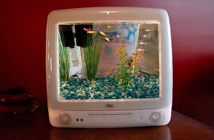 初代iMacを”水槽”にしてみたらもの凄いオシャレだった