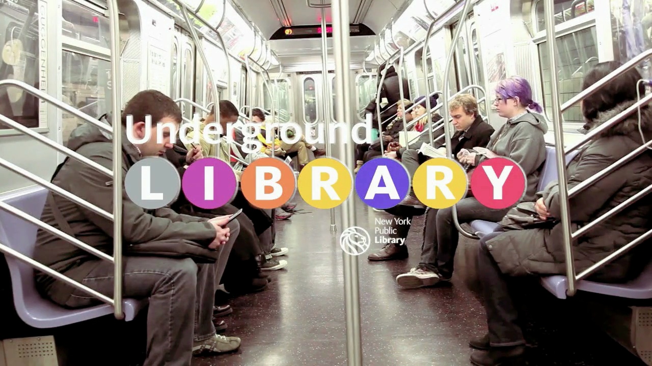 ネットや電子書籍の登場でヤバい状況の図書館を復活させるステキな地下鉄広告