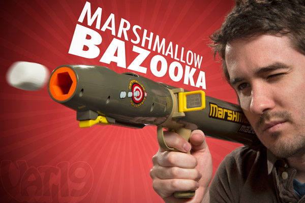 マシュマロのバズーカ『Mazooka』