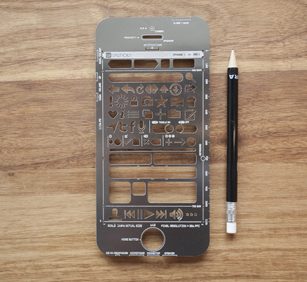 アプリUIデザイナー必見のステンシルツール『iPhone Stencil Kit』