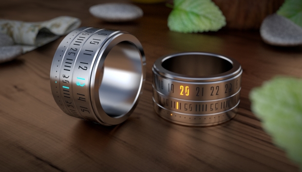 未来の時計は指に装着！？先進的でクールなデザインの指時計『Ring Clock』