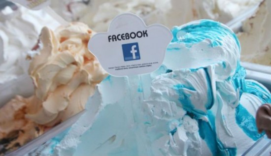 クロアチアで「フェイスブック味」のアイスクリームが発売