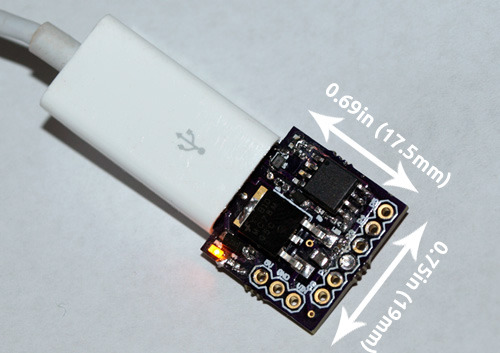Arduinoベースの超小型開発ボード『Digispark』
